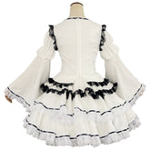 Utau Hoshina Shugo Chara White Lolita Dress Anime Cosplay Costume - Halloweez